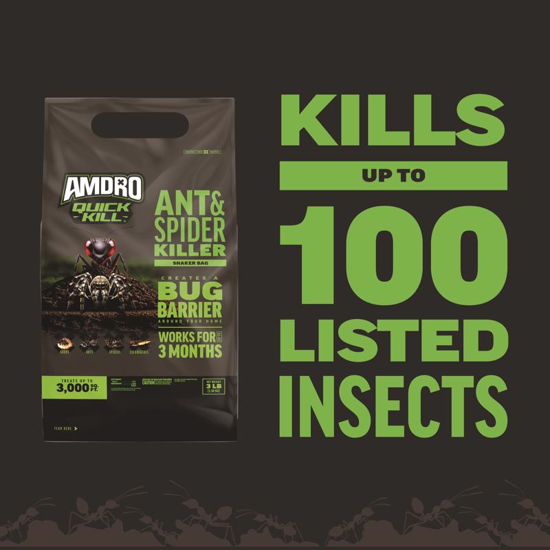 Amdro Quick Kill Spider & Ant Killer Granules 3 lb
