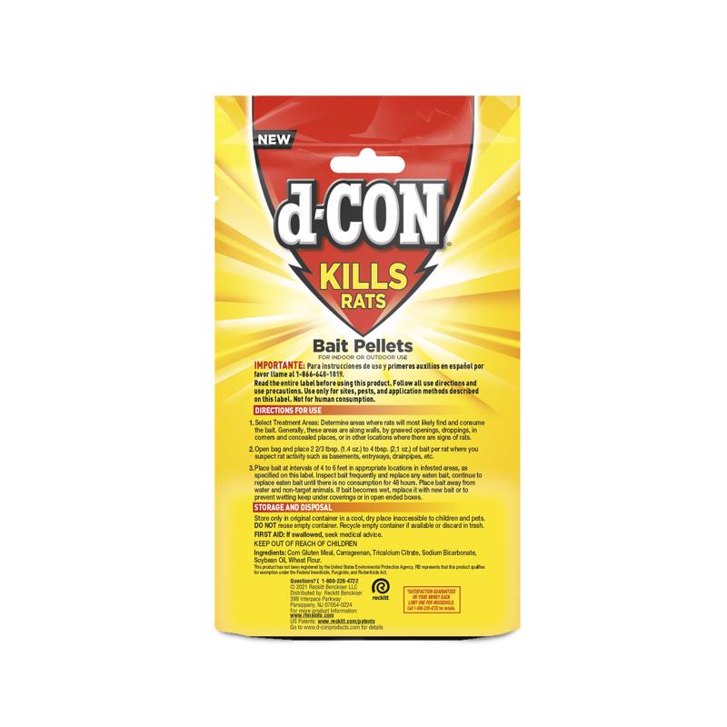 d-CON Toxic Pest Control Pellets For Mice and Rats 8 oz