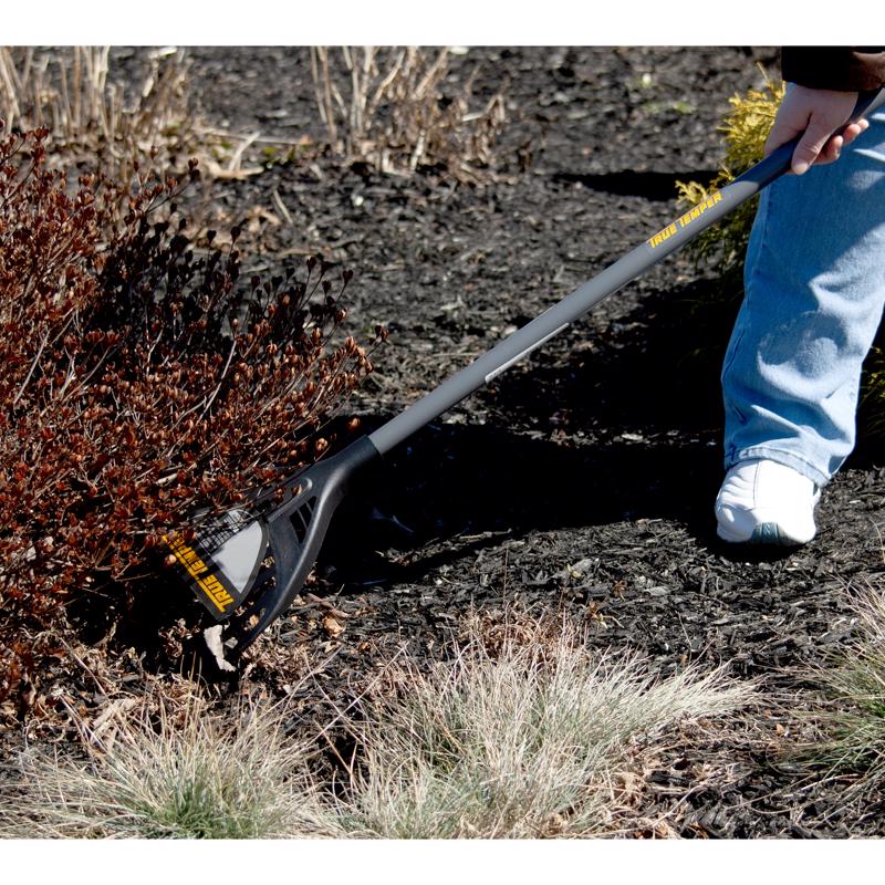 True Temper 65.19 in. 11 Tine Poly Shrub Rake Steel Handle