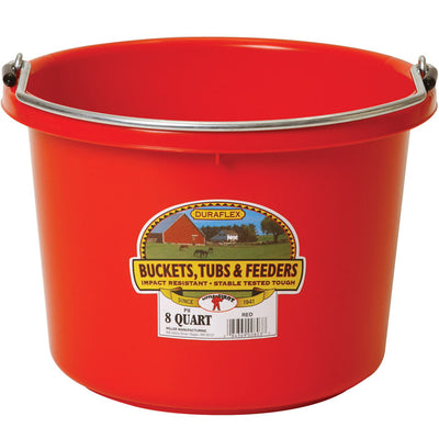 Miller 8 qt Bucket Red