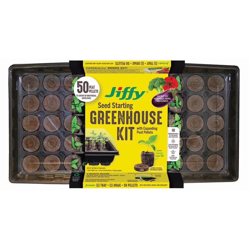 Jiffy 50 Cells 11 in. W X 22 in. L Seed Starting Kit