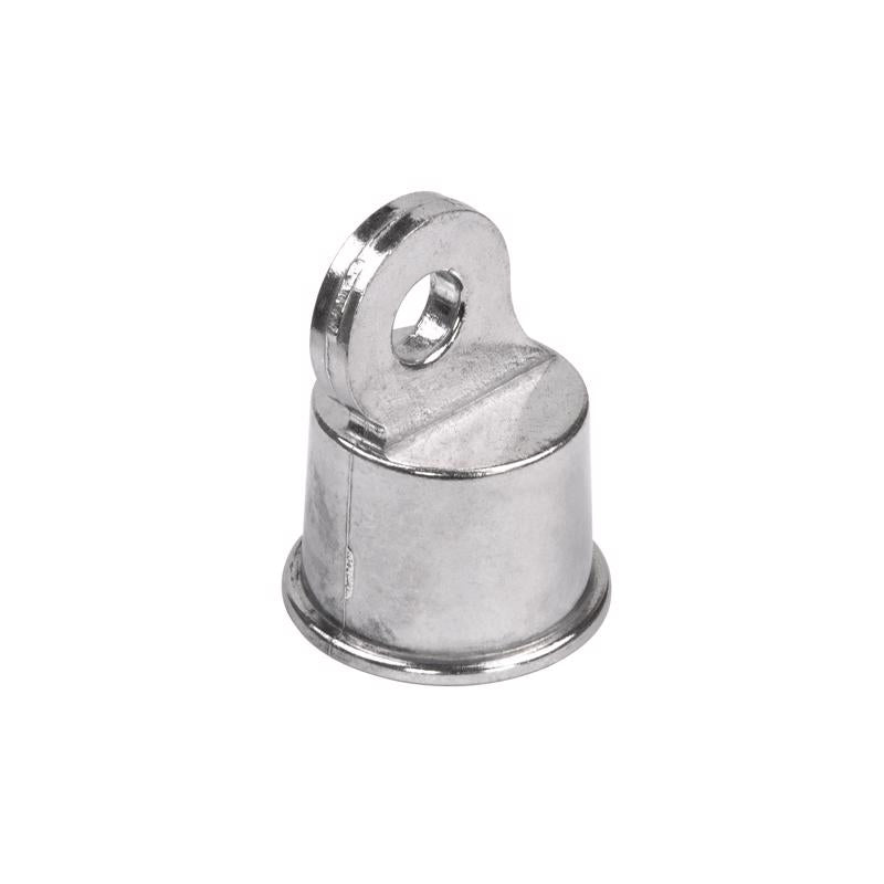 Yardlink Silver Aluminum Chain Link Rail End Cap