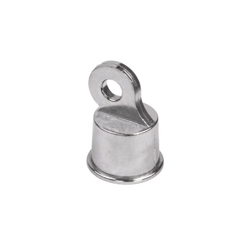 Yardlink Silver Aluminum Chain Link Rail End Cap