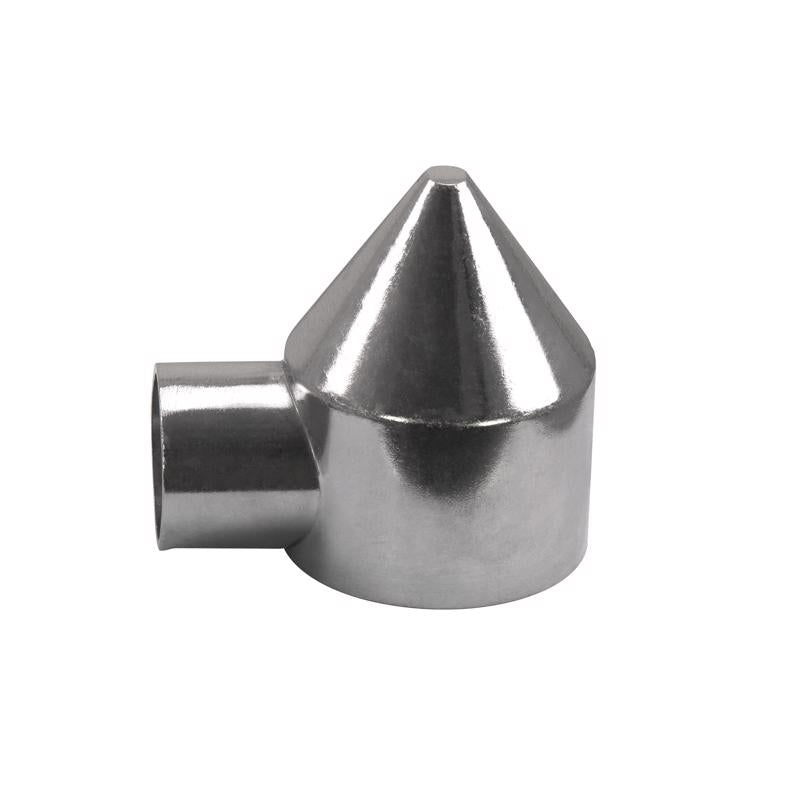 YardGard Silver Aluminum Chain Link Bullet Cap