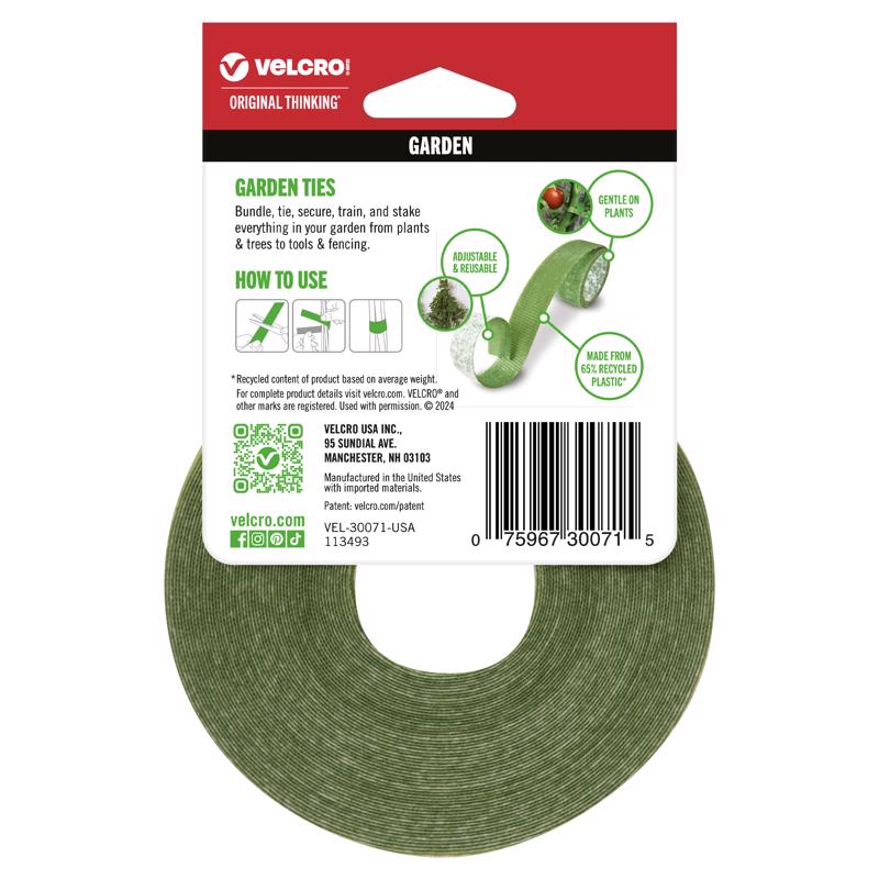 VELCRO Brand ONE-WRAP 0.5 in. W Garden Ties