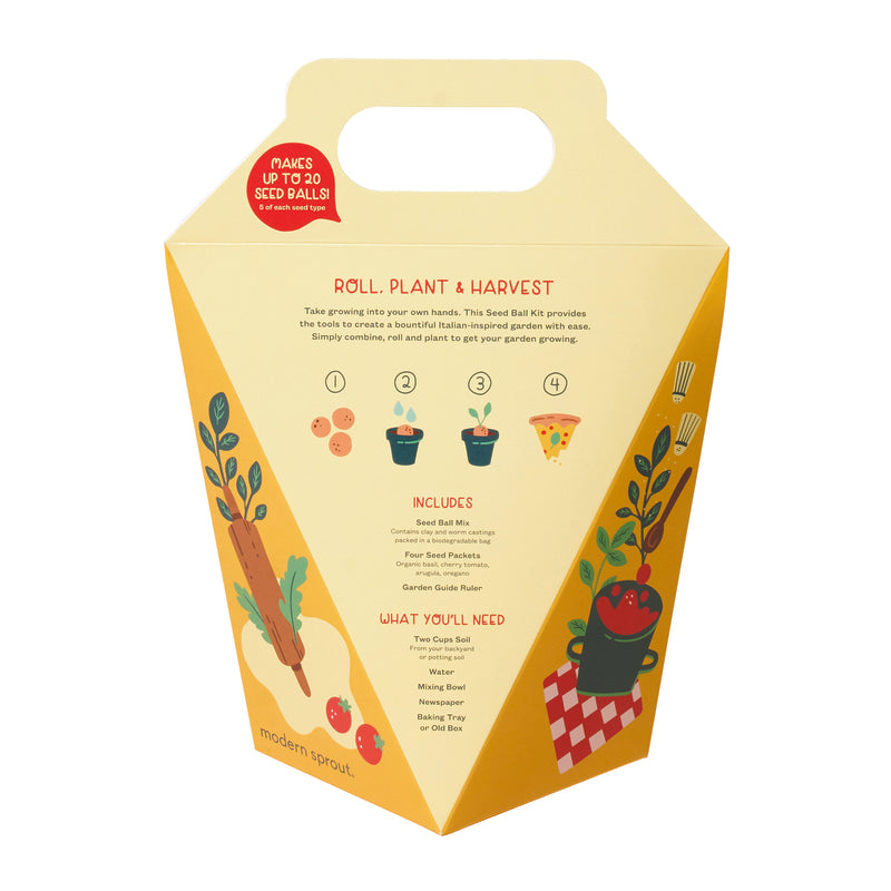 Modern Sprout Pizza Garden Assorted Herbs Seed Starter Kit