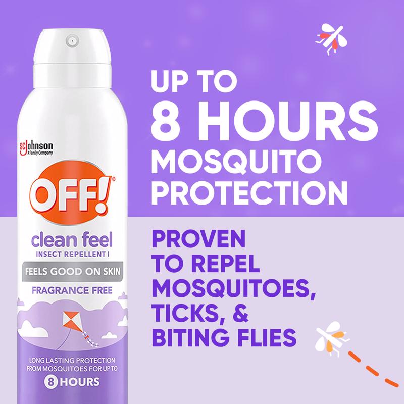 OFF! Clean Feel Insect Repellent Liquid For Mosquitoes/Ticks 5 oz