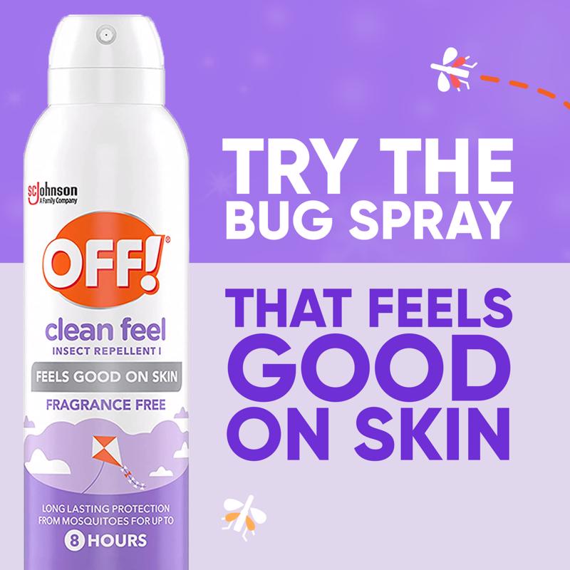 OFF! Clean Feel Insect Repellent Liquid For Mosquitoes/Ticks 5 oz