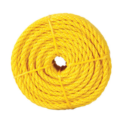 Koch Industries 1/2 in. D X 50 ft. L Yellow Twisted Polypropylene Rope