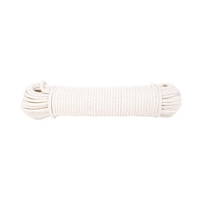 Koch Industries 7/32 in. D X 100 ft. L Natural Solid Braided Cotton Clothesline Rope