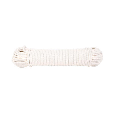Koch Industries 1/4 in. D X 100 ft. L White Braided Cotton Poly Blend Sash Cord