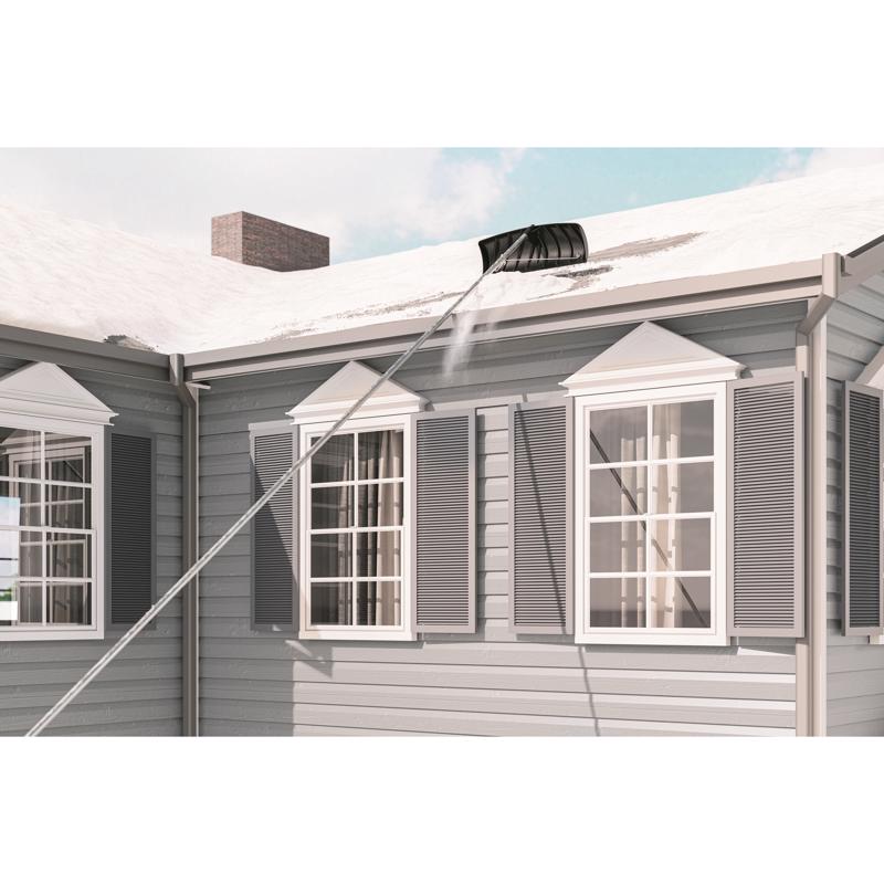 Suncast 24 in. W X 21 ft. L Poly Roof Rake