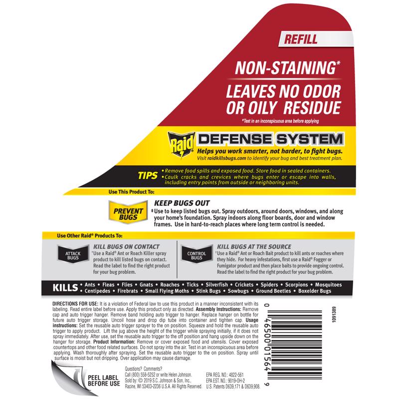 Raid Max Insect Control Liquid 128 oz
