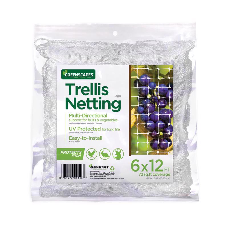 Greenscapes 12 ft. L X 6 ft. W Trellis Netting