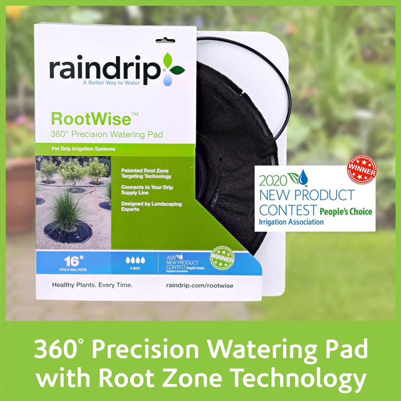 Raindrip For 1/4 in. Tubing Precision Watering Pad 0.5 in. H