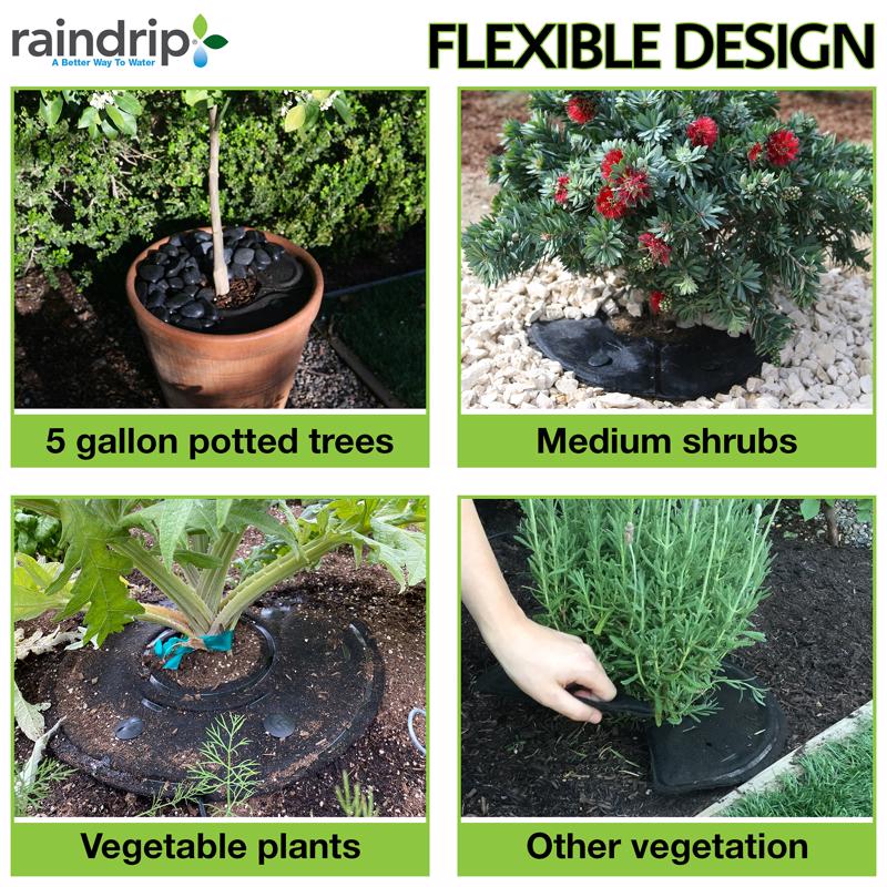 Raindrip For 1/4 in. Tubing Precision Watering Pad 0.5 in. H