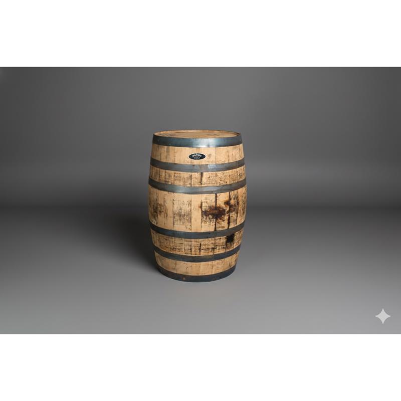 Real Wood Products Jack Daniel's 35 in. H X 26 in. W X 26 in. D Oak Whiskey Barrel Barrel Brown