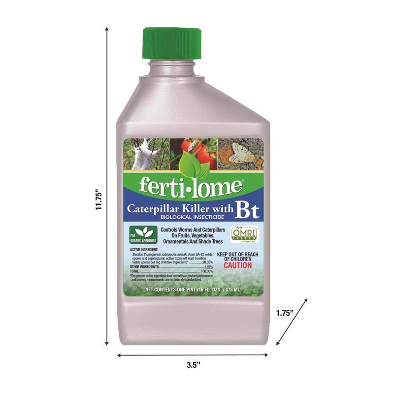 Ferti-lome Organic Caterpillar Killer Liquid 16 oz