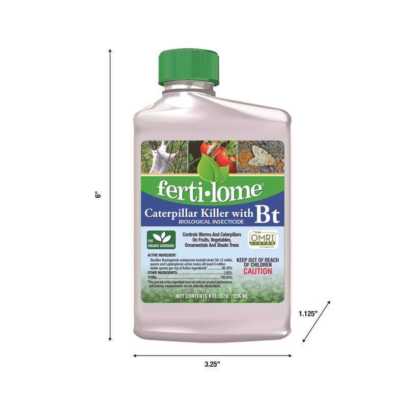 Ferti-lome Organic Caterpillar Killer Liquid Concentrate 8 oz