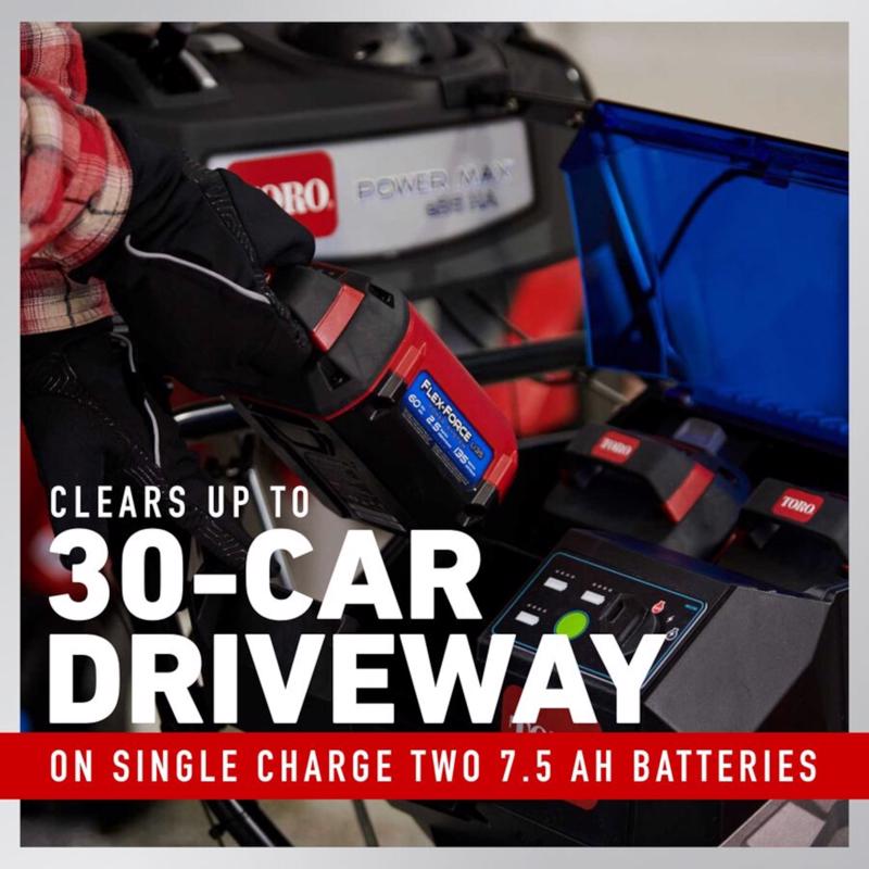 Toro Power Max 26 in. Two stage 60 V Battery Snow Blower Kit (Battery & Charger)