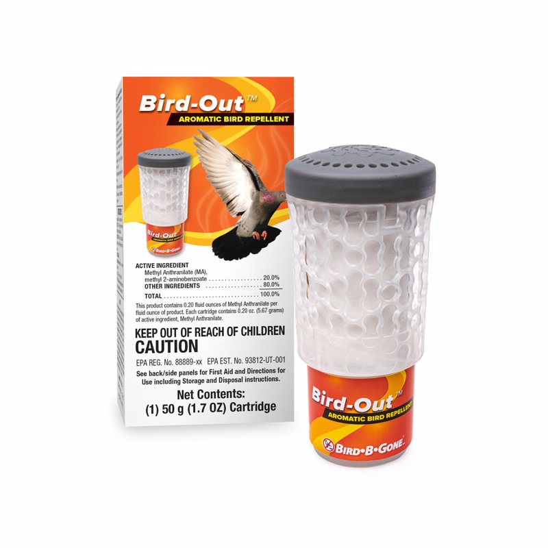 Bird-B-Gone Bird-Out Bird Repellent Refill Cartridge For Assorted Species