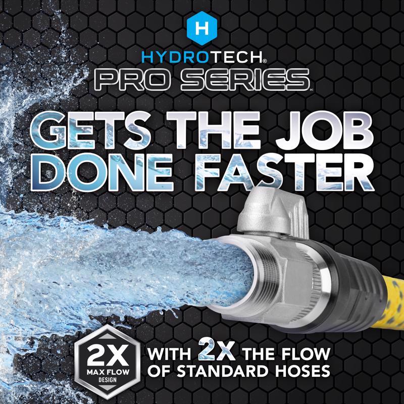 Hydrotech 3/4 in. D X 100 ft. L Heavy Duty Professional Grade Expandable Flexible Garden Hose