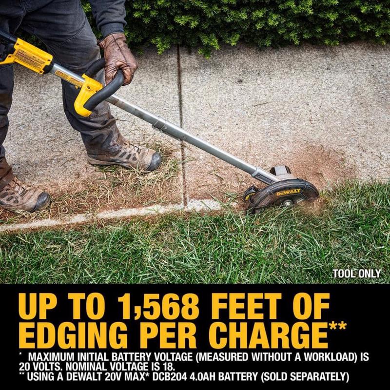 DeWalt 20V MAX DCED400B 2 in. 20 V Battery Edger Tool Only