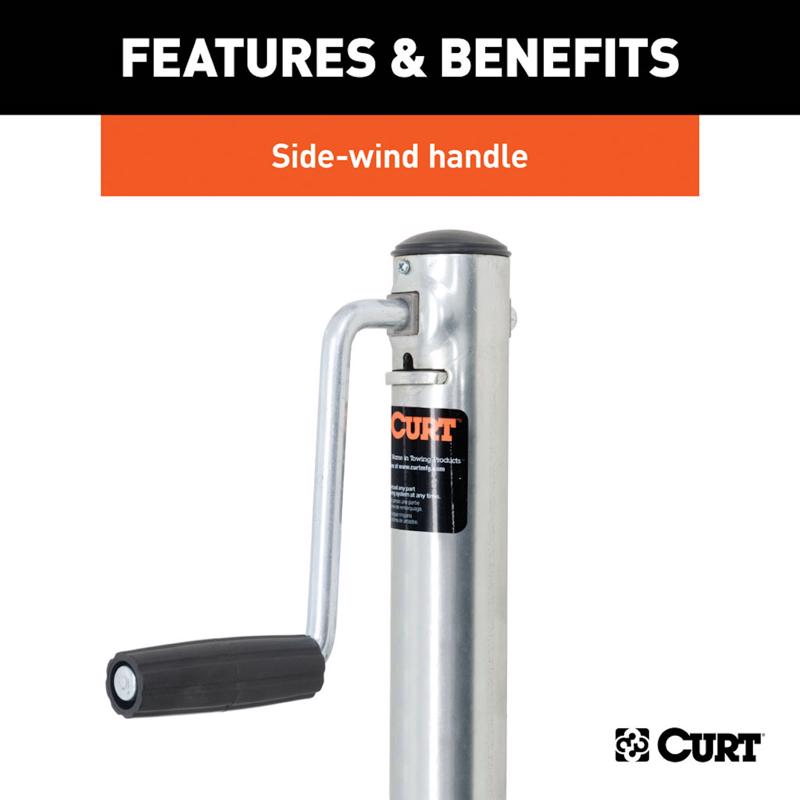 CURT Manual 1000 lb Trailer Jack