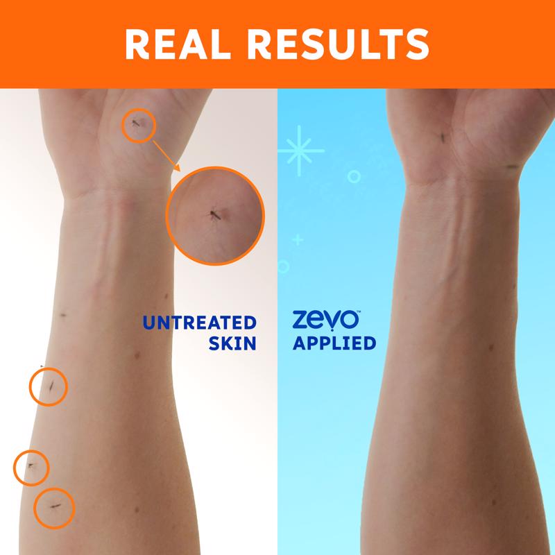 Zevo On-Body Aerosol Spray Insect Repellent Liquid For Mosquitoes/Ticks 6 oz