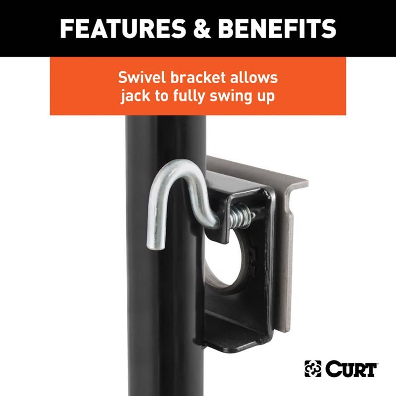 CURT Manual 2000 lb Trailer Jack