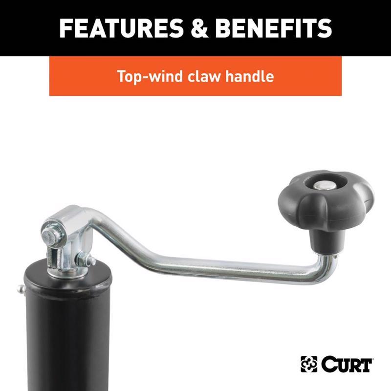 CURT Manual 2000 lb Trailer Jack