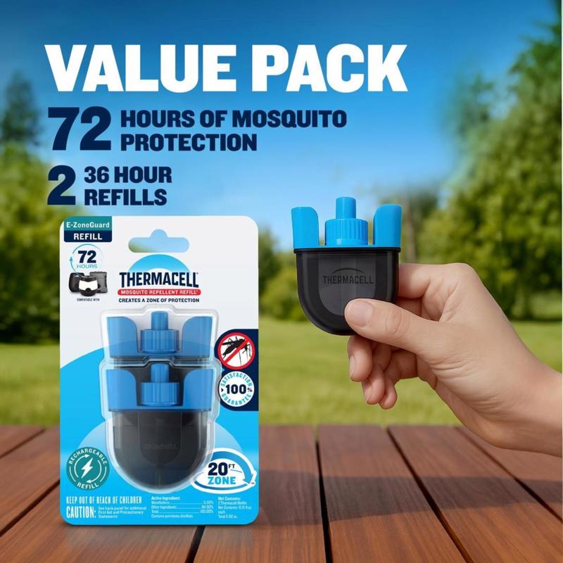 Thermacell E-Zone Guard Rechargeable Insect Repellent Refill For Mosquitoes 72-Hour pk