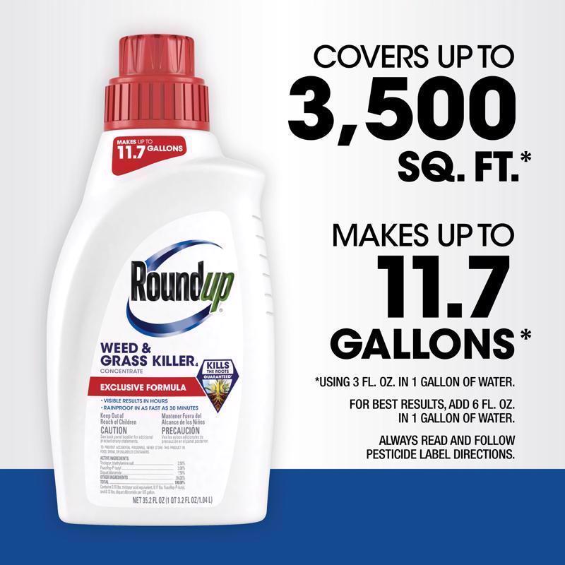 Roundup Weed and Grass Killer Concentrate 35.2 oz