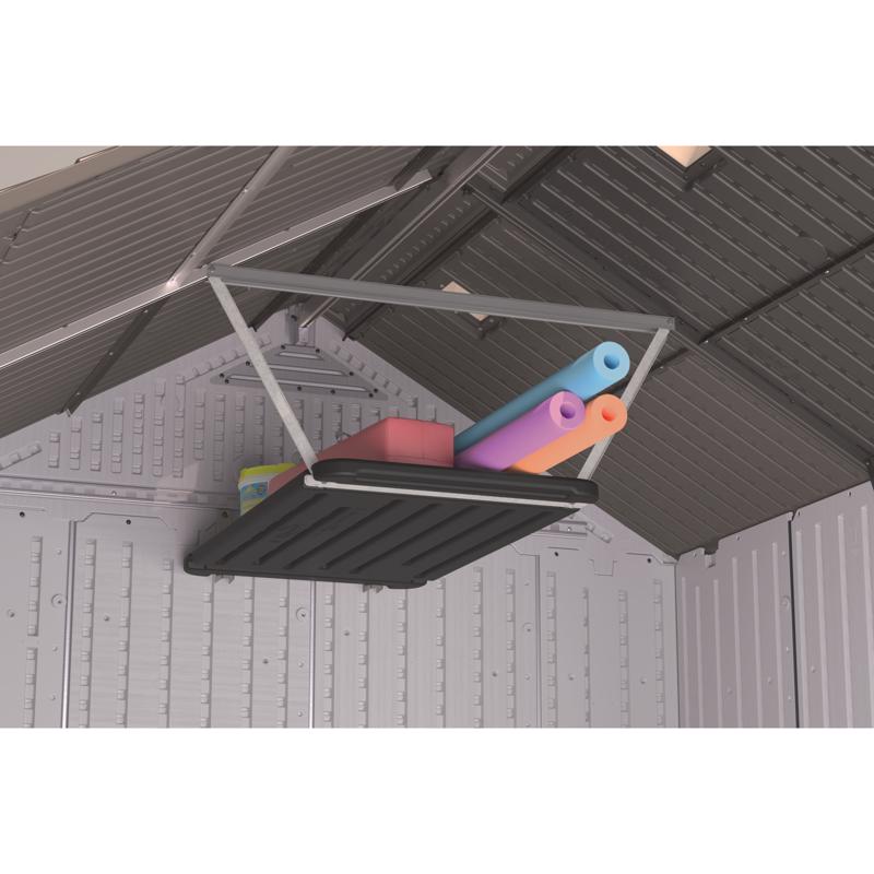 Suncast 1.5 in. H X 45 in. W X 24 in. D Metal Resin Shelf Kit