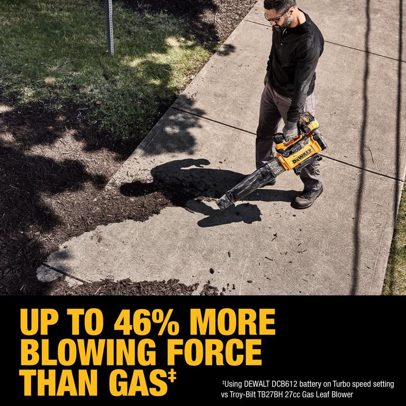 DeWalt 60V MAX DCBL777Y1 157 mph 760 CFM 60 V Battery Handheld Blower Kit (Battery & Charger)