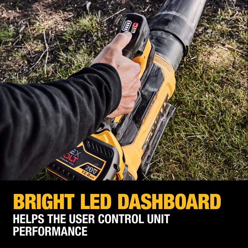 DeWalt 60V MAX DCBL777Y1 157 mph 760 CFM 60 V Battery Handheld Blower Kit (Battery & Charger)