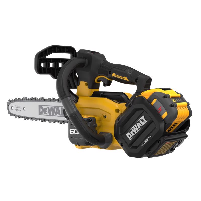 DeWalt 60V MAX DCCS674X2 14 in. 35 cc 60 V Battery Chainsaw Kit (Battery & Charger)