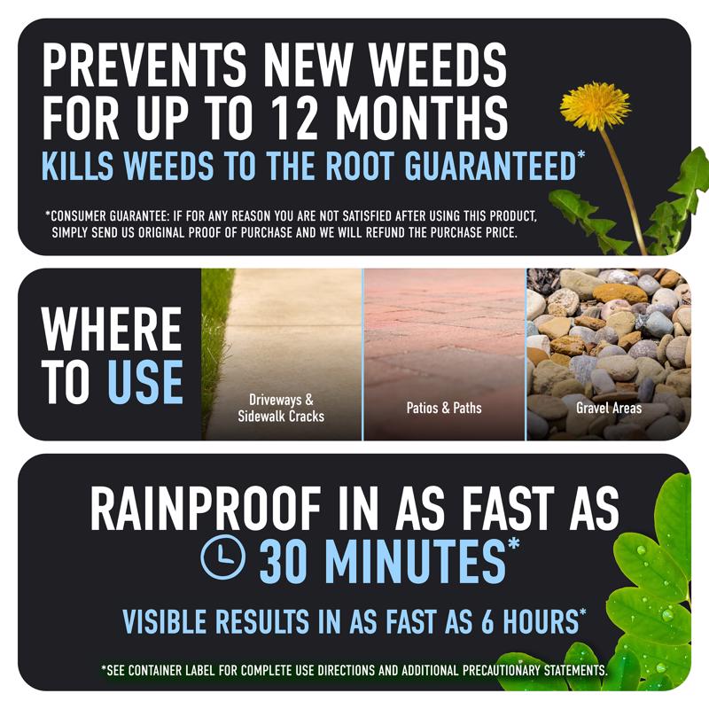 Roundup Weed and Grass Killer RTU Liquid 1 gal