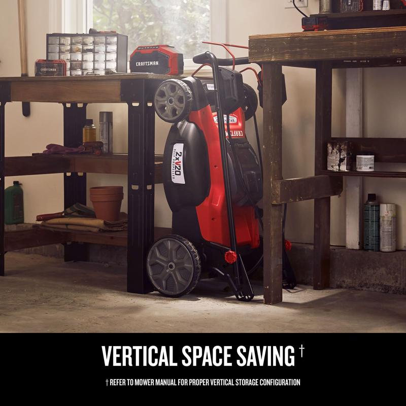 Craftsman V20 2x20V CMCMWSP220P2 20 in. Battery Self-Propelled Lawn Mower Kit (Battery & Charger)