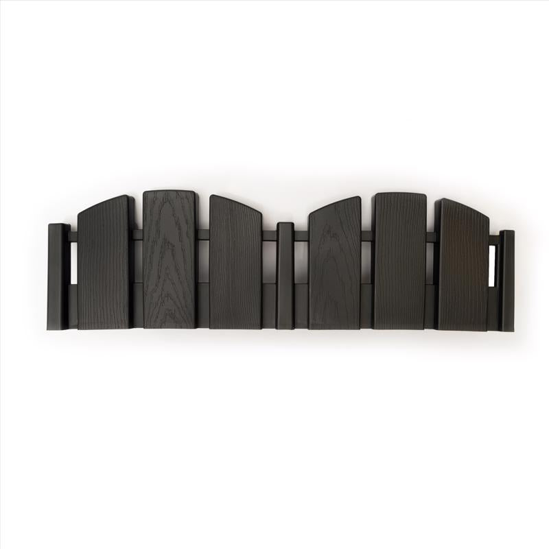 EasyFlex 10 ft. L X 4.5 in. H Plastic Black Landscape Edging Kit
