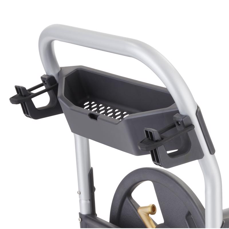 Gorilla 250 ft. Black/Gray Wheeled Hose Reel Cart