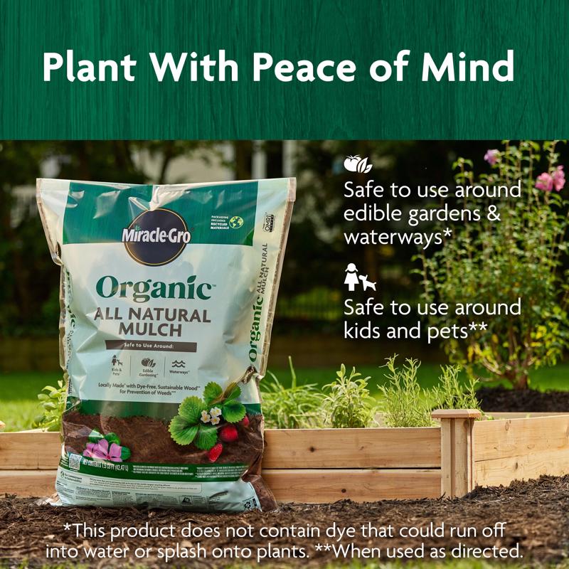 Miracle-Gro Multi-Colored Hardwood Mulch 1.5 cu ft
