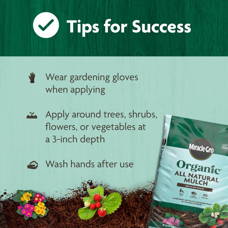 Miracle-Gro Multi-Colored Hardwood Mulch 1.5 cu ft