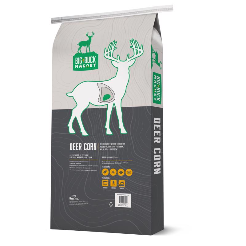 Big Buck Magnet Deer Corn Feed Dry For Wildlife 40 lb