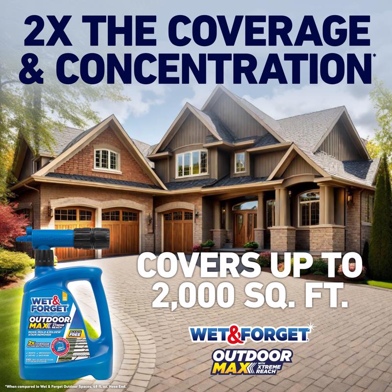 Wet & Forget Xtreme Reach Mold and Mildew Stain Remover 48 fl. oz.