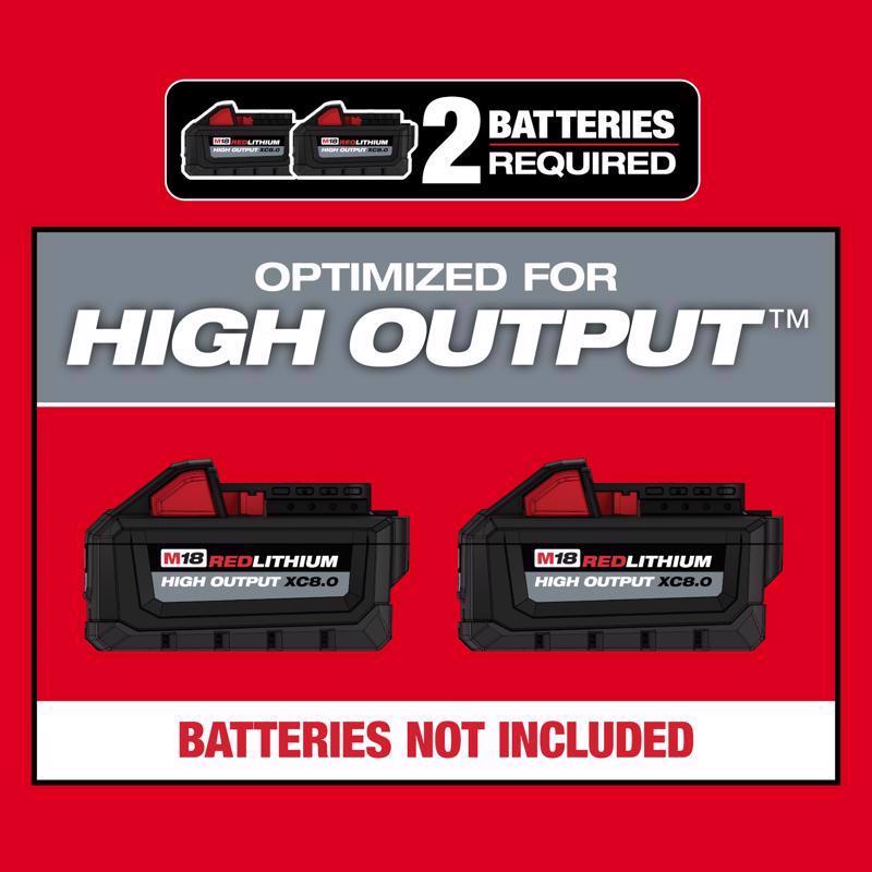 Milwaukee M18 FUEL Dual Battery 3006-20 17 in. 18 V Battery String Trimmer Tool Only