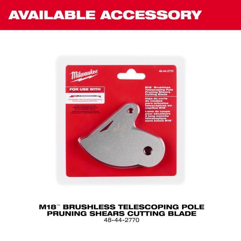Milwaukee M18 Brushless 3008-20 Steel Curved Telescoping Pruning Shears