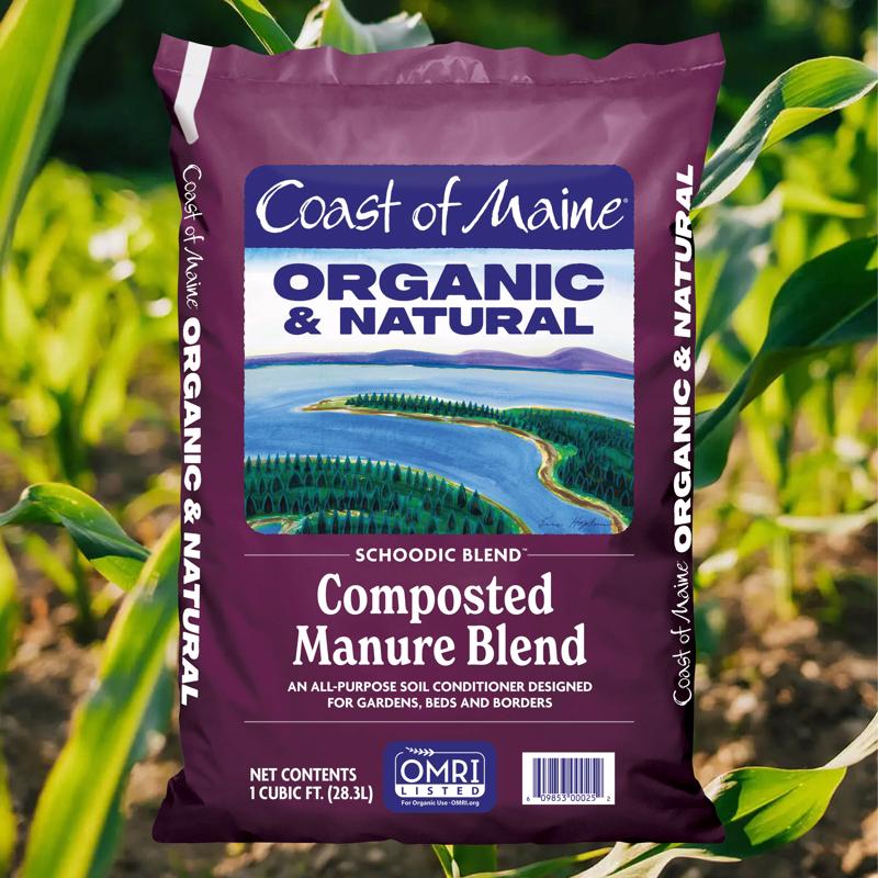 Coast of Maine Schoodic Blend Organic Cow Manure 1 cu ft 2 ft