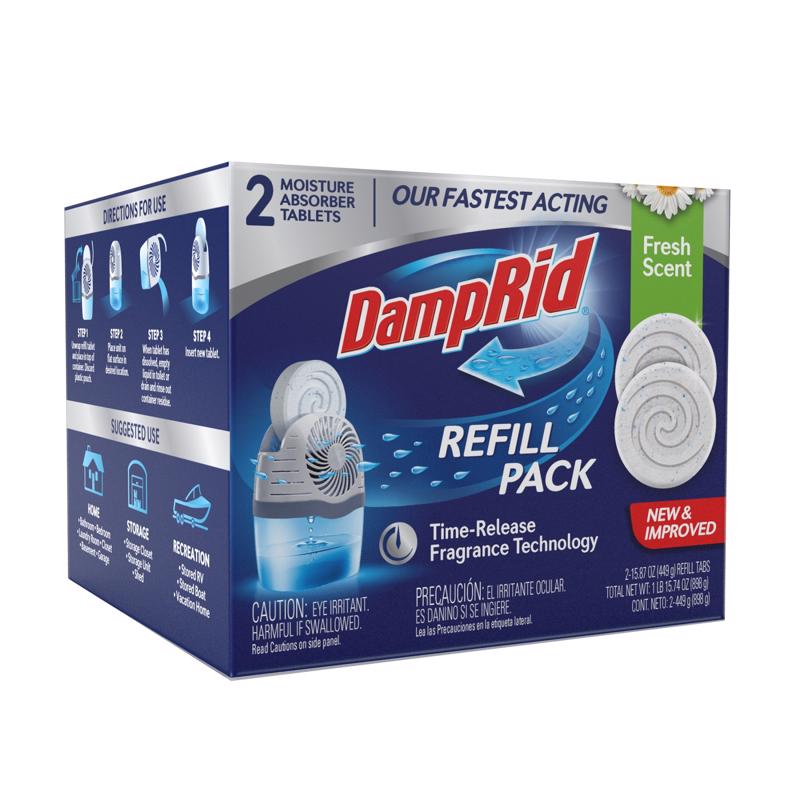 DampRid Moisture Absorber Refill Fresh Scent 15.87 oz 2 pk
