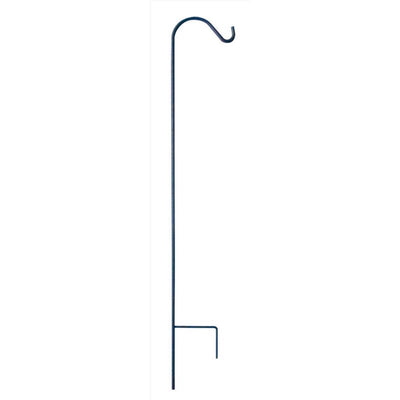 Living Accents Black Steel 48 in. H Single Crook Plant Hook